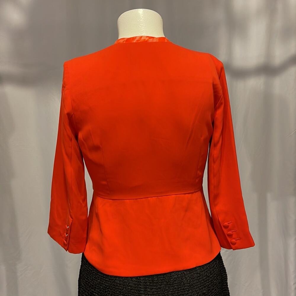 CAbi  Style #216 Jane Jacket Peplum Orange BNWOT - Picture 11 of 12